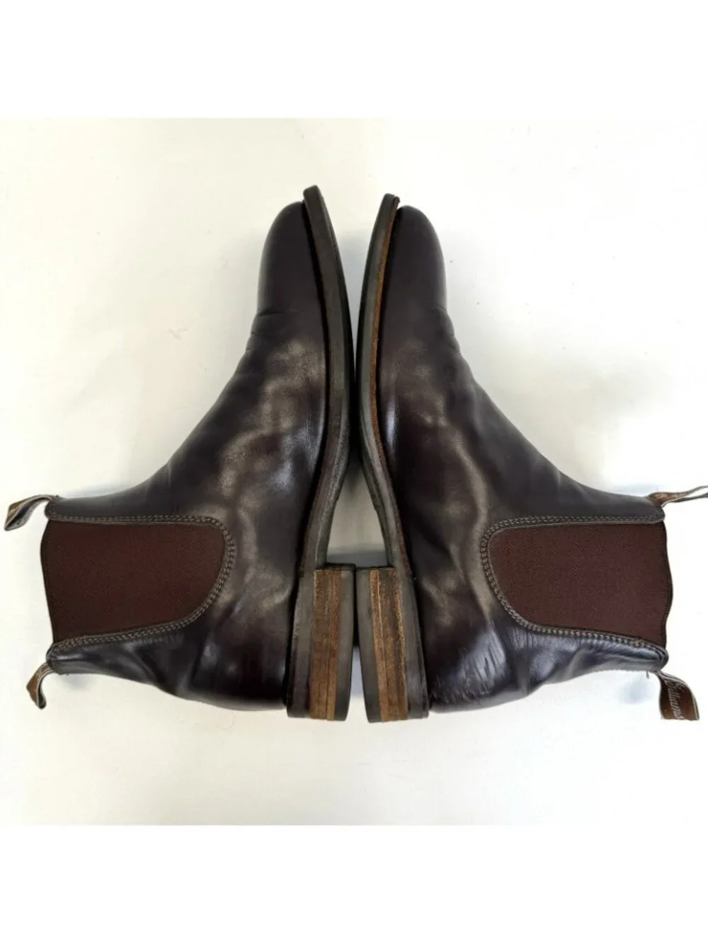 R.M. WILLIAMS Craftsman Chelsea Boots Mens Size AU/UK10 - US 11 Brown Leather